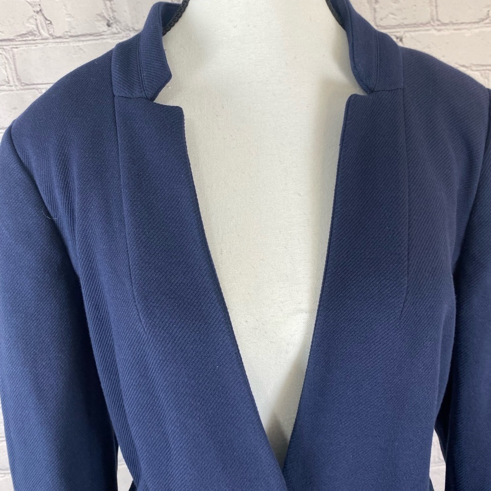 Women’s Talbots Navy Blazer size 16 Petite Suit Jacket Office Clothing Plus Size - Picture 2 of 14